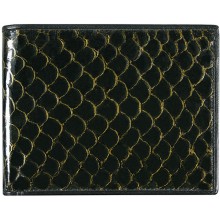Genuine fish leather wallet FSW004 GL Black