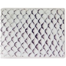 Genuine fish leather wallet FSW008 White