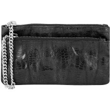 Genuine chicken leather bag HBAG8816 Black