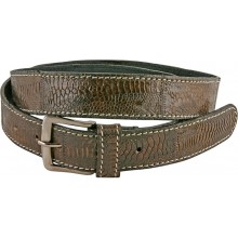 Genuine hen / chicken leather belt HBELT1-2 Brown