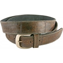 Genuine hen / chicken leather belt HBELT1-5 Brown
