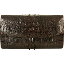Genuine alligator leather bag HCM073TL Brown