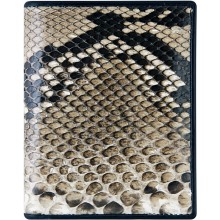 Genuine python leather wallet HKSN Natural