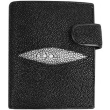 Genuine stingray leather wallet HKUK001 Black