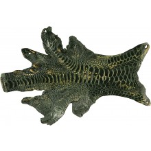 Genuine hen skin HSKIN02 Antique Dark Green