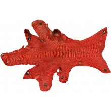 Genuine hen skin HSKIN02 Antique Red