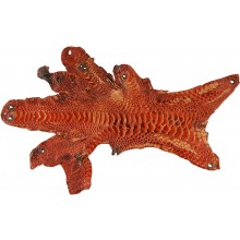 Genuine hen skin HSKIN02 Antique Reddish Brown