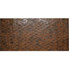 Genuine chicken leather panel HSKPAN01 Brown