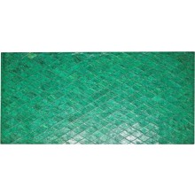 Genuine chicken leather panel HSKPAN01 Green
