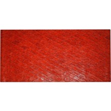 Genuine chicken leather panel HSKPAN01 Red