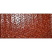 Genuine chicken leather panel HSKPAN02 Antique Reddish Brown