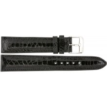 Genuine hen leather watch band HWB002 Black