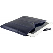 Genuine snake leather iPad 2 / iPad 3 sleeve IPAD2-3-SL01SSN Midnight Blue