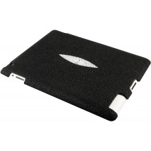 Genuine stingray leather iPad 2 case IPAD2-CP10 Black