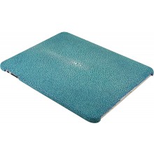 Genuine stingray leather iPad case IPAD-CP10SA Ocean Blue