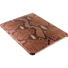 Genuine python snake leather iPad case IPAD-PT10 Pink