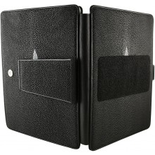 Genuine stingray leather iPad case IPAD-ST37 Black