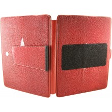 Genuine stingray leather iPad case IPAD-ST37 Fire Red
