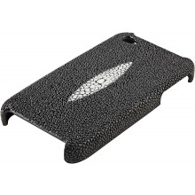 Genuine stingray leather iPhone 4 / 4S case IPHONE4-CP09 Black