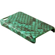 Genuine python snake leather iPhone 4 / 4S case IPHONE4-PT01 Green