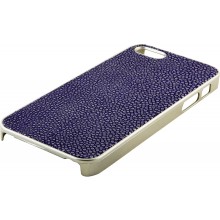 Genuine stingray leather iPhone 5 / 5s case IPHONE5-CP07SA Midnight Blue