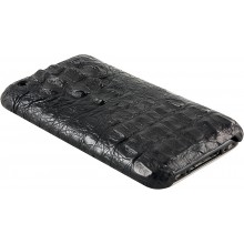 Genuine alligator leather iPhone case IPHONE-AL25HB Black