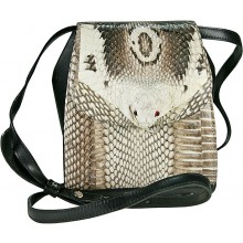 Genuine python snake leather bag ISSNB139PT Natural