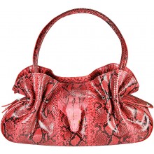 Genuine python snake leather bag ISSNB302PT Red