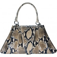 Genuine python snake leather bag ISSNB333-01PT Natural