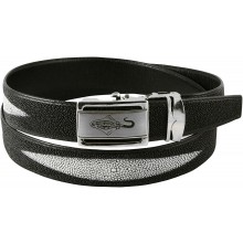 Genuine stingray leather belt ISSTBELT1-3-4B Black
