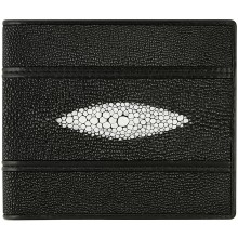 Genuine stingray leather wallet ISW002 Black