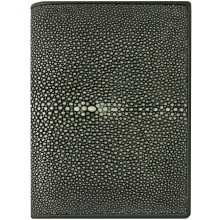 Genuine stingray leather wallet ISW009SA Black