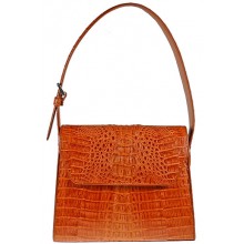 Genuine alligator leather bag JCM91 Tan