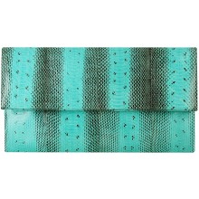 Genuine snake leather bag JSNB03 Turquoise