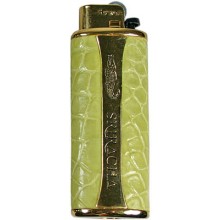 Genuine crocodile leather lighter holder L01 Canary