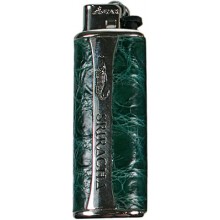 Genuine crocodile leather lighter holder L01 Green