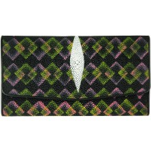 Genuine stingray leather wallet LDST01S P025