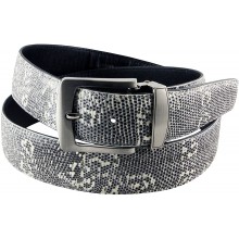 Genuine lizard leather belt LIZ105 Natural