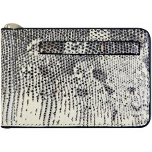 Genuine lizard leather money clip LIZMCLIP09 Natural
