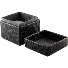 Genuine lizard leather watch / jewelry box LIZWBOX01 Black