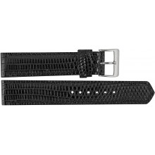 Genuine lizard leather watch band LWB001 Black