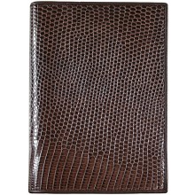 Genuine lizard leather wallet LWHK001 Brown