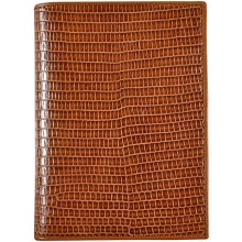 Genuine lizard leather wallet LWHK001 Tan