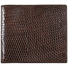 Genuine lizard leather wallet LWUS001 Brown