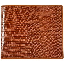 Genuine lizard leather wallet LWUS001 Tan