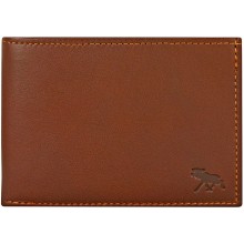Genuine moose leather wallet MOOSEW117 Brown