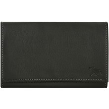 Genuine moose leather wallet MOOSEW340 Black