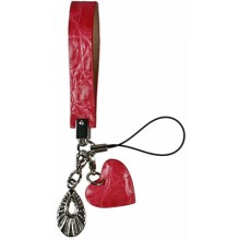 Genuine crocodile leather mobile phone pendant MP001 Lotus