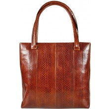Genuine snake leather bag NSN32 Tan