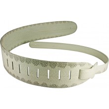 Genuine sea snake leather guitar strap NTSN61 Bone